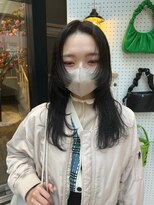 アクアオモテサンドウ(ACQUA omotesando) ☆ロングウルフカットレイヤーカット透明感カラー暗髪カラー