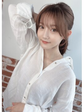 エニー 栄(Any) 『小顔に魅せる』韓国風顔まわりカット♪（エギョモリ）