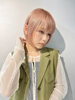 ヴェイン 渋谷(vain)&nbsp;ショートボブ/ピンクベージュ/レイヤーボブ