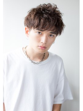 プログレス 小平小川店(PROGRESS) メンズ/束感/マッシュパーマ/アースカラー/10代20代30代