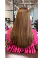 Liberte銀座 大人可愛い小顔ショート×ミルクティーベージュ