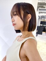 アイティーバイアルバム 藤沢店(IT by ALBUM)&nbsp;ナチュラルボブ_グレーベージュレイヤーロング_ba467821