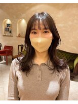 ミディアム/フェイスレイヤー/レイヤーカット/20代/30代/40代