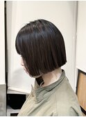 切りっぱなしボブ