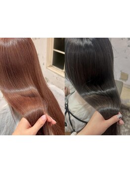 [オージュア取扱]トリートメントカラーでダメージレス×艶髪で理想の髪色が叶う[千葉/千葉駅/学割U24/韓国]