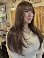 トロニー(TLONY)&nbsp;レイヤーカット　エクステカラー　stylist/miaki