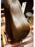 《来店６ヶ月以内》メテオストレートリタッチ+髪質改善トリートメント+カット