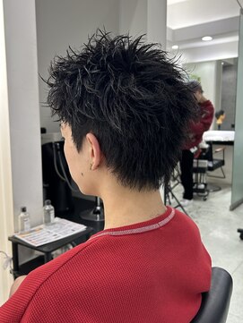ネクスト 静岡店(NEXT) MEN'S HAIR カルマパーマ ダークアッシュ ニュアンスパーマ