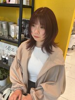 バサ 江古田店(BASSA)&nbsp;【Runa】ウルフ/レイヤーカット/ワインレッド　8/30