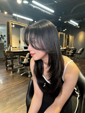 シェノン 心斎橋(CHAINON) ワンホンヘア/レイヤーカット/韓国ヘア/髪質改善