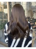 【qumu 横浜】オリーブアッシュブラウン×透明感カラー
