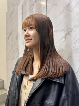 クリアーオブヘアー 一社店(clear OF HAIR) orange beige