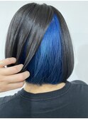 レディース　インナーブルー