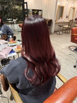 ムクヘア 御幸店(MUKU hair) 深みワインレッド☆ミ