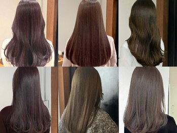 クロ 代官山(CURO)の写真/ダメージにお悩みの方必見！透明感・艶感にこだわり、ブリーチなしで柔らかいカラーを叶える♪