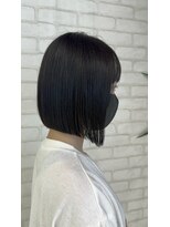 ビス ヘア アンド ビューティー 西新井店(Vis Hair＆Beauty)&nbsp;20代30代前下がりボブ艶感ダークブラウン