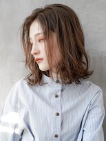 ギークス(GEEKS)&nbsp;【GEEKS渋谷】ブリーチなしオレンジベージュ/ミディアムレイヤー