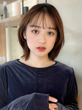 メゾンドムニ 恵比寿(Maison de MUNi) 顔周りレイヤーボブで垢抜け小顔カット/前髪あり前髪なし/恵比寿