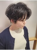 ハンサムショート×パーマ【尾野恭平】