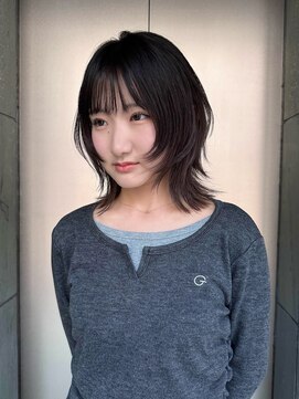 ゴートゥデイ 福岡大名Bellus店(GO TODAY) くびれレイヤー/くびれウルフ/ウルフカット/ハッシュカット