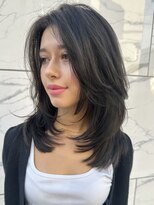 ヨロ 小岩(YOLO) ハイライトレイヤーカットダブルカラーイルミナカラー縮毛矯正