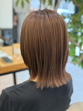 ウォーカーズ(WALKERS) ブリーチ履歴にブラウンカラーカラー