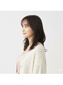 シースルーバング×くびれレイヤー