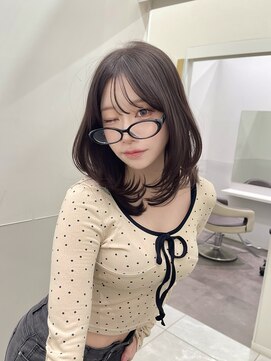 パルス ヨコハマ(PULSE yokohama) ミディアムレイヤー/アッシュグレージュ/髪質改善