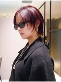 顔周りレイヤーウルフカットショート韓国ヘア_ba576473