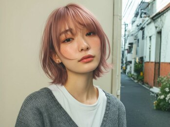 ノス 表参道(NOOS)の写真/ボブ×髪質改善=扱いやすいヘアに[表参道/表参道駅/レイヤーカット/顔周り/ボブ/縮毛矯正/トリートメント]