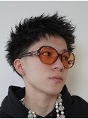 スパイキーショート/ツーブロック/ピンパーマ