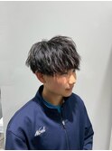 束感マッシュショート