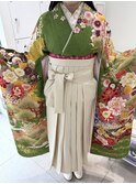C144袴着付けヘアセット振袖着付け表参道着付け成人式ヘアセット