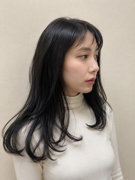 エストアール フクオカ 福岡博多店(est-r. Fukuoka) オン眉だけど大人っぽい
