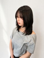 ソヨン 本厚木店(SOYON) 《佐藤遥》韓国風ミディアムレイヤー×アッシュグレージュ