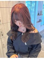 アース 会津若松店(HAIR&MAKE EARTH)&nbsp;チョコレートブラウン×くびれミディ
