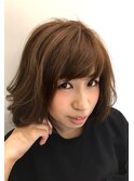 ふんわり重めボブ　　聖蹟桜ケ丘店美容室トレボー