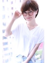 クラウドゼロ(Cloud zero)&nbsp;大人かわいいモーブカラー小顔ショートボブ【Cloud zero】