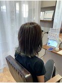 ハイライトカラー/外国人風/カーキベージュ/ハイライト