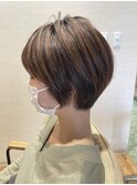 丸みショートボブ