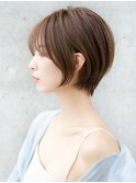 前髪あり大人ショートボブ20代30代40代【AIN.表参道】川原大地