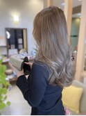 【MICHI 富田店 古作蓮】ミルクティーベージュ
