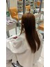 【限定メニュー】髪質改善酸性ストレート　カット込み　¥18500