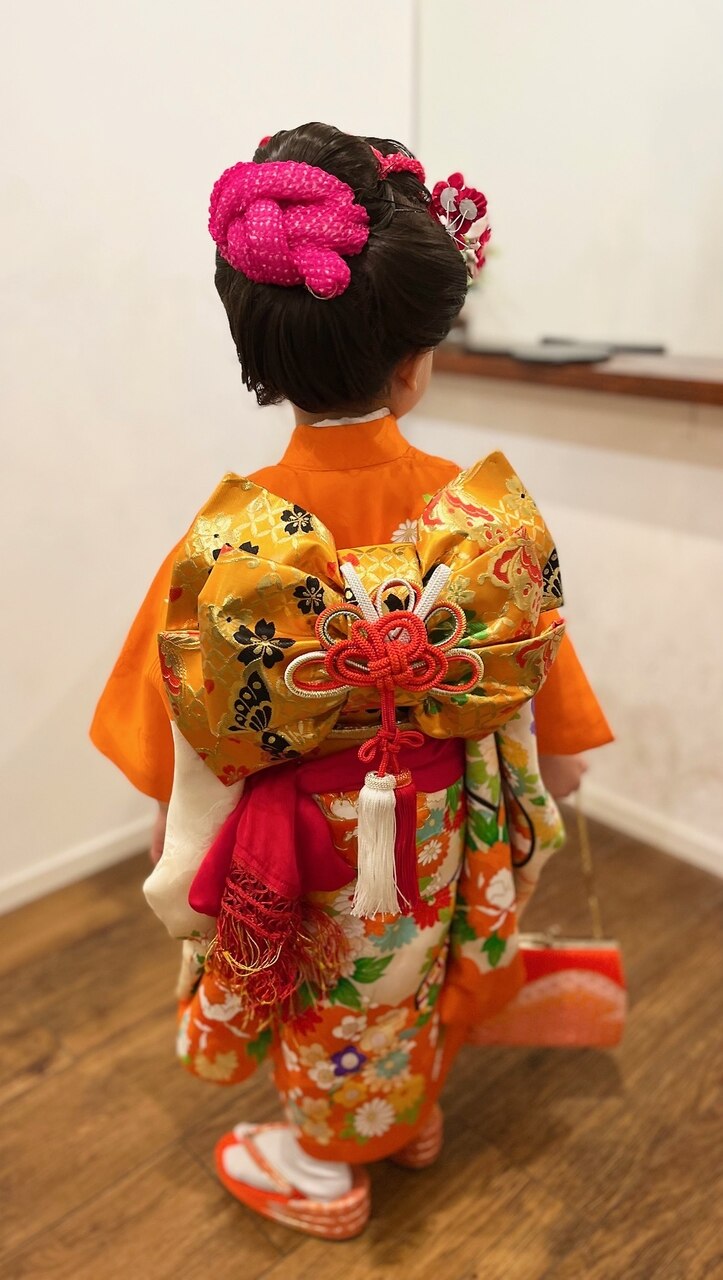 七五三♪三歳帯結び：L173760614｜桜ギンザ (Ginza)のヘアスタイル