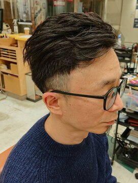 アポロカットステージ 相模大野店 アップバング/ツーブロックマッシュ<理容室>[メンズ/相模大野]