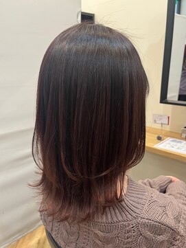 アルター(aL ter) ピンクブラウン×ミディアムレイヤー