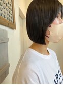 ぱつっとボブ