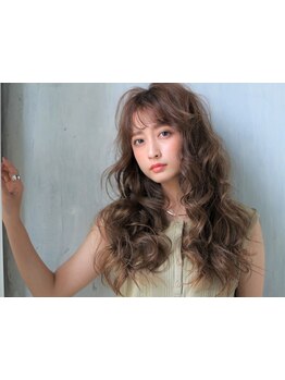 [コスメパーマ+カット\8800]憧れのふんわり揺れる艶髪Styleをご提案♪「モテ可愛い」で周りの視線をGET★