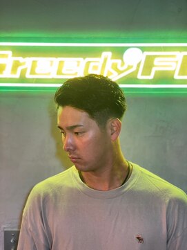 グリーディーフォックス 代々木(Greedy FOX) アップバング/ツーブロックマッシュ/束感/波巻き[シェービング]