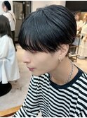 韓国黒髪マッシュ[メンズカット]